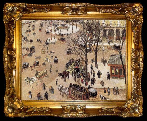 framed  Camille Pissarro Francis Square Theater, ta009-2